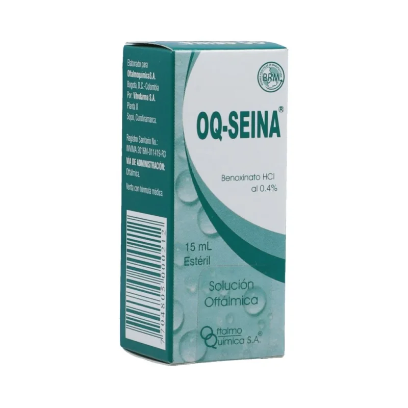 OQ - SEINA 0.4% SOLUCION OFTALMICA OFTALMOQUIMICAS BENOXINATO