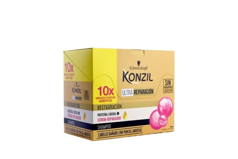 KONZIL RESTAURACION SHAMPOO CAJA X 18 SOBRES (HENKEL)