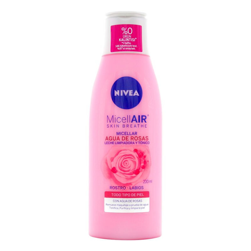 NIVEA LECHE LIMPIADORA AGUA ROSAS X 200 ML BDF