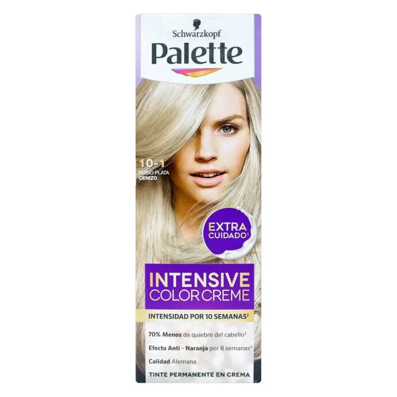 PALETTE COLOR CREME  10 1 RUBIO PLATA CENIZO TUBO
