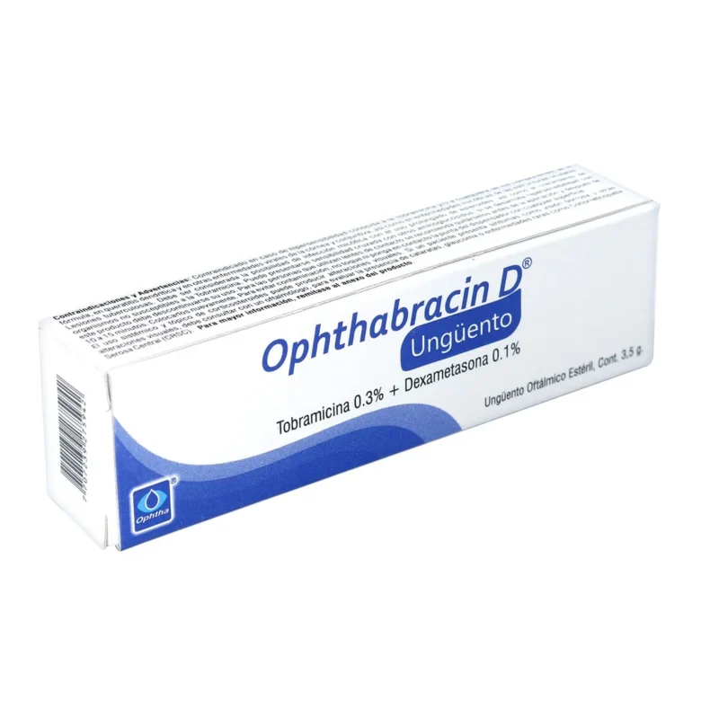OPHTHABRACIN D UNGUENTO OFTALMICA  TUBO X 3.5 GR (OPHTHA)