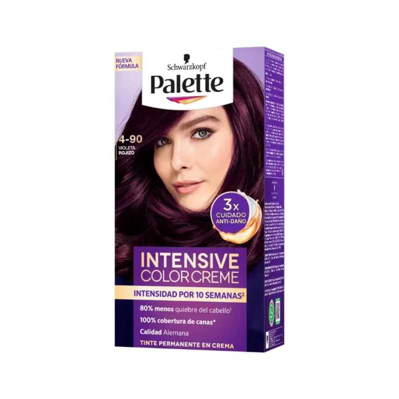 PALETTE COLOR CREME 4 90 VIOLETA ROJIZO KIT