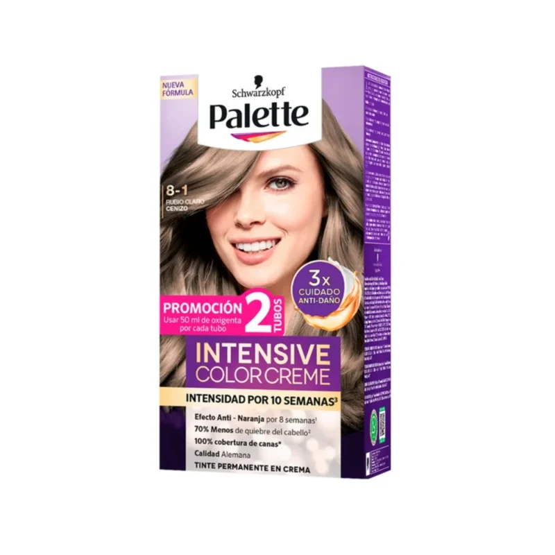 PALETTE COLOR CREME 8 1 RUBIO CLARO CENIZO KIT