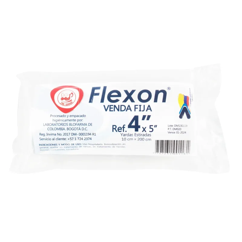 VENDA FIJA  4 X 5 BLANCA (FLEXON)