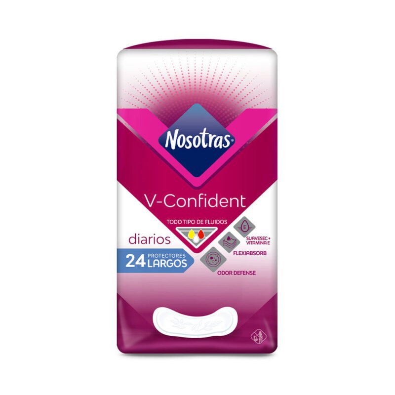NOSOTRAS PROTECTORES V-CONFIDENT LARGO BOLSA X 24 UNIDADES (FAMILIA)