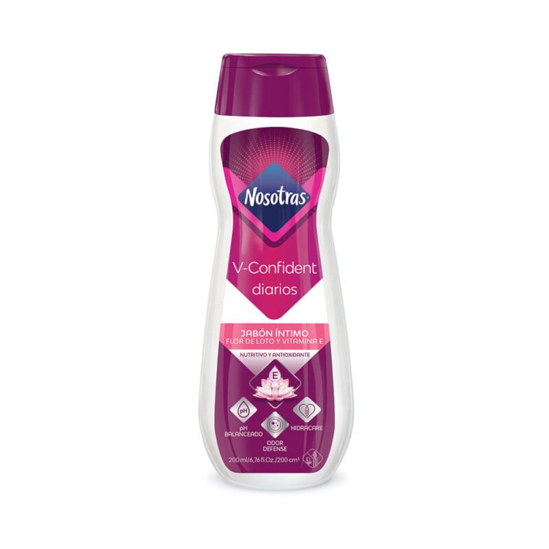 NOSOTRAS JABON INTIMO V-CONFIDENT FRASCO X 200 ML (FAMILIA)