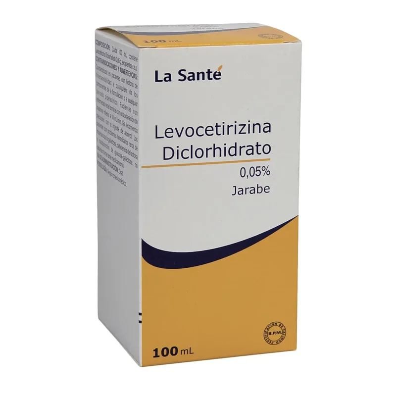 LEVOCETIRIZIN 0.05% JARABE FRASCO X 100 ML (LASANTE)