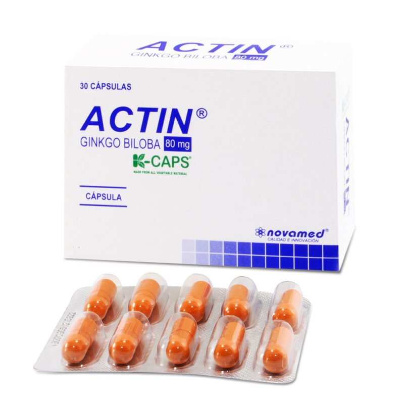 ACTIN 80 MG CAJA X 30 CAPSULAS (NOVAMED)