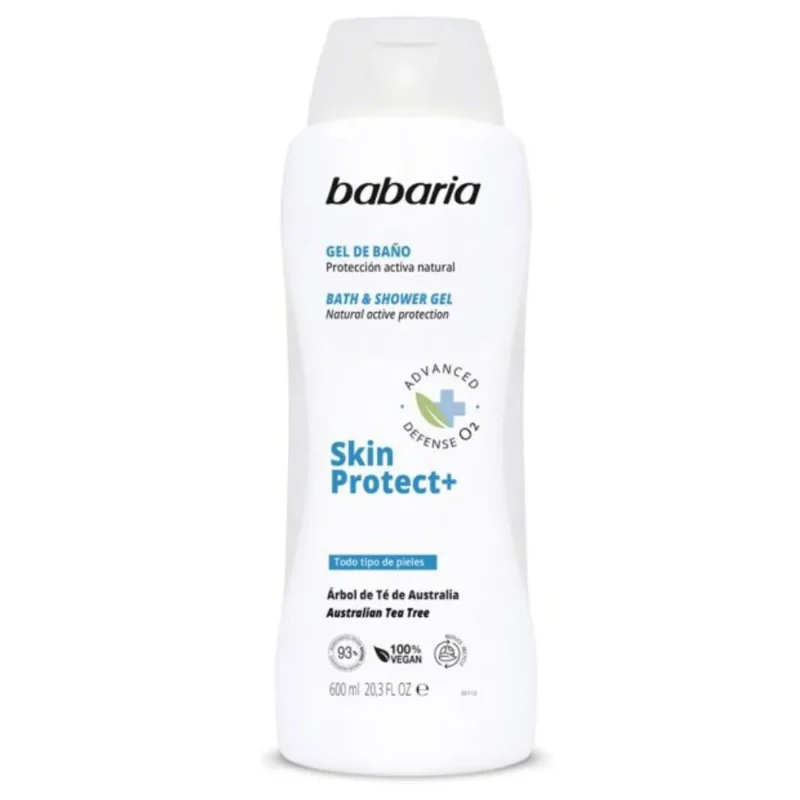 BABARIA GEL DE BANO SKIN PROTECT+ FRASCO X 600 ML