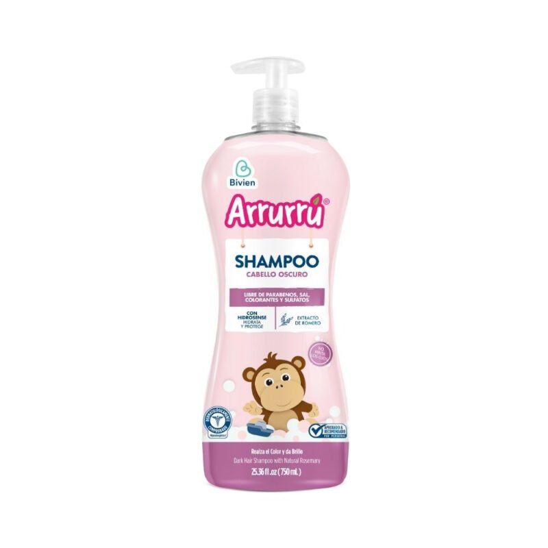ARRURRU SHAMPOO CABELLOS OSCUROS FRASCO X 750 ML  (BELLEZA EXPRESS)