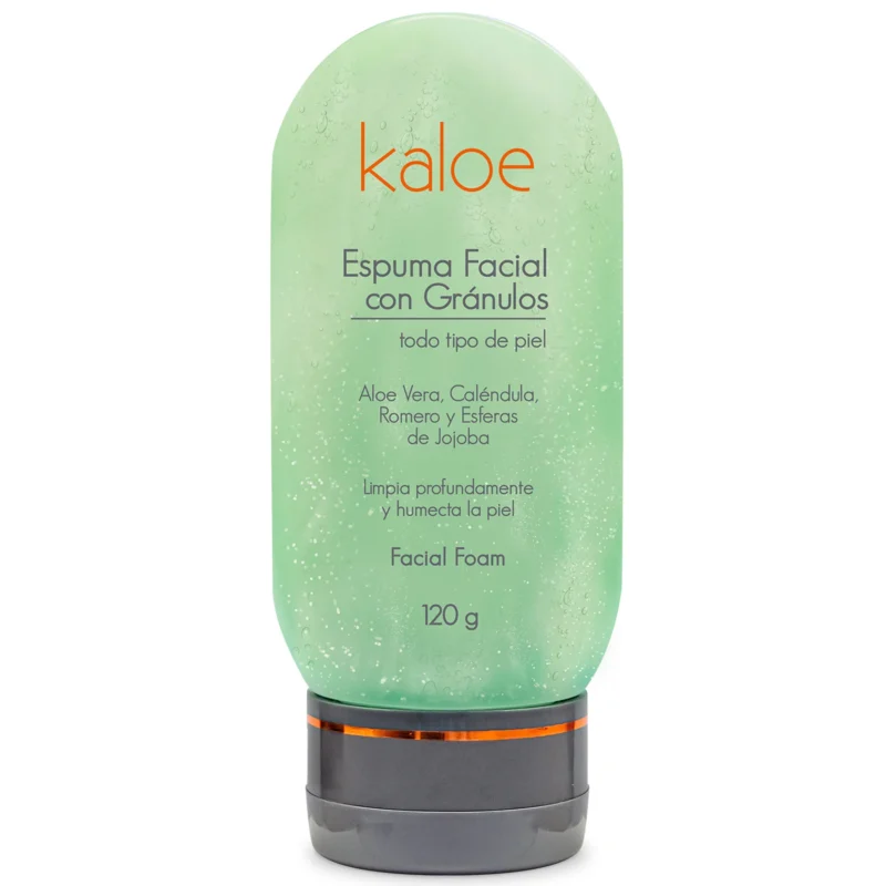 ESPUMA FACIAL CON GRANULOS KALOE FRASCO X 120 GR