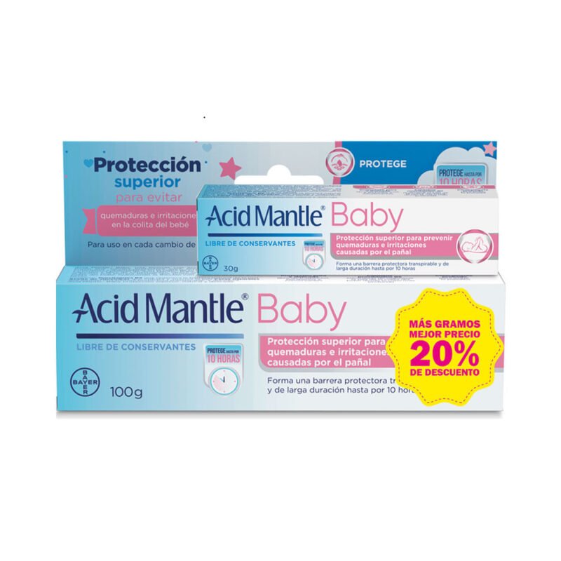 ACID MANTLE BABY CREMA 100GR+ACID MANTLE BABY CREMA X 30G