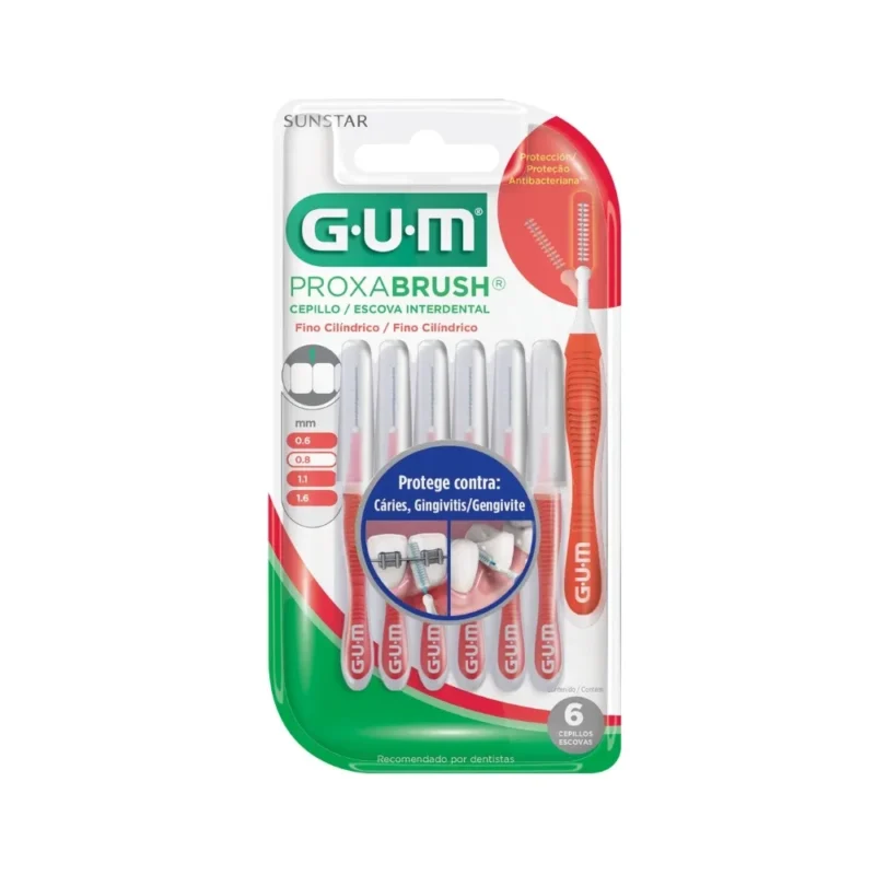 CEPILLO INTERDENTAL CILINDRICO 1314 GUM X 6 UNID