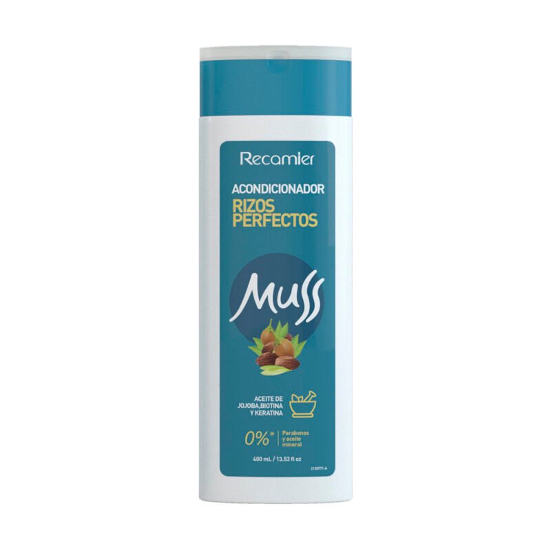 MUSS RIZOS PERFECTOS SHAMPOO FRASCO X 400 ML (RECAMIER)
