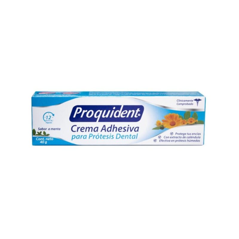CREMA ADHESIVA PARA PROTESIS MENTA TUBO X 40 GR (PROQUIDENT)