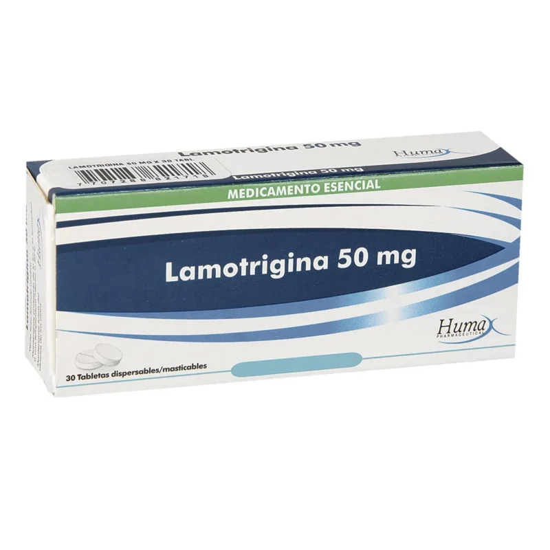 LAMOTRIGINA 50 MG (HUMAX)  X 30 TABLETAS