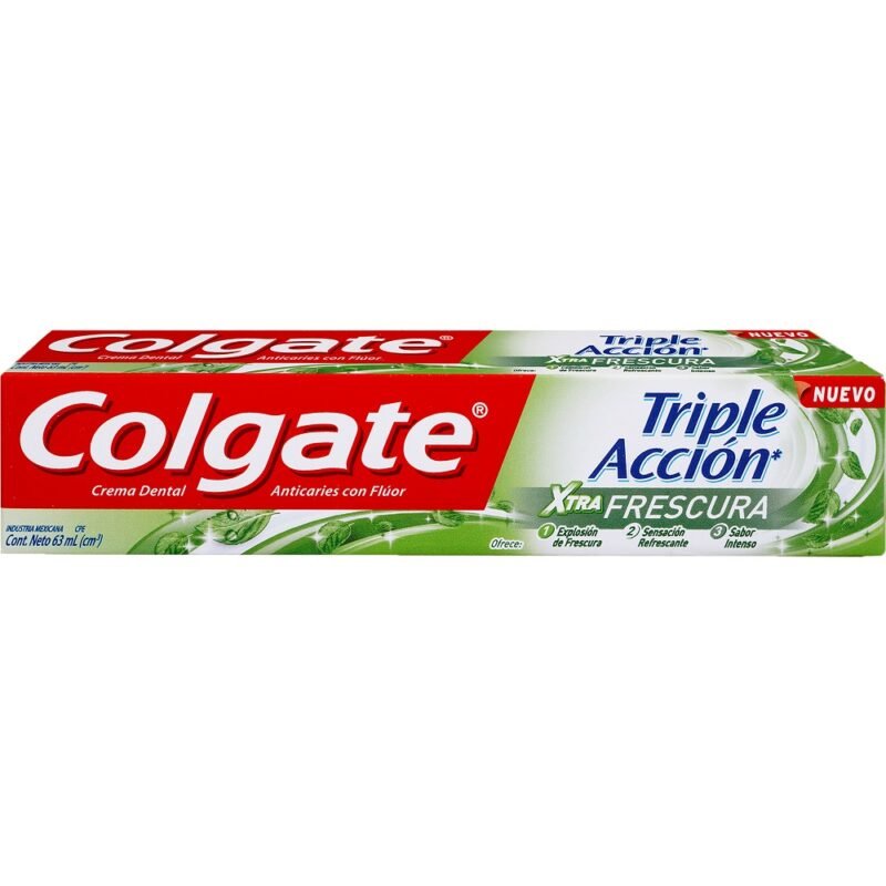 COLGATE TRIPLE ACCION XTRA FRESCURA CREMA TUBO X 63 ML