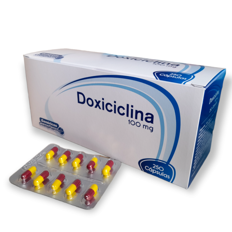 DOXICICLINA 100 MG CAJA X 250 CAPSULAS (PENTACOOP)