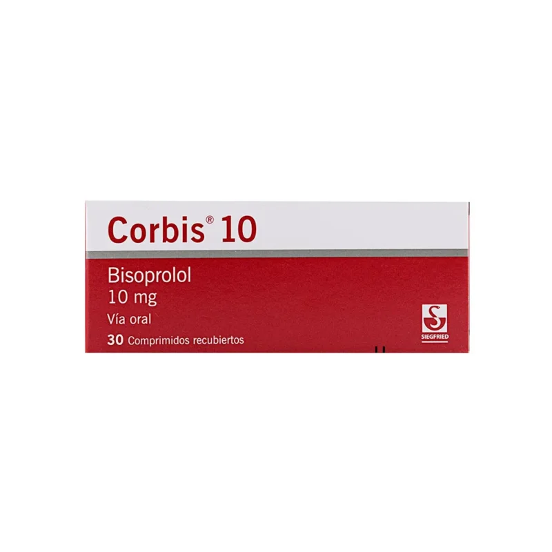 CORBIS 10 MG CAJA X 30 TABLETAS (SIEGFRIED)