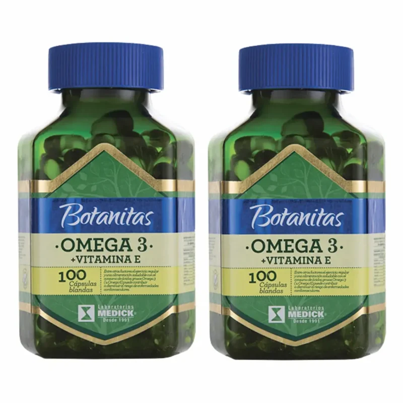 OMEGA 3 + VITAMINA E (MEDICK) 2 X 100 CAPSULAS