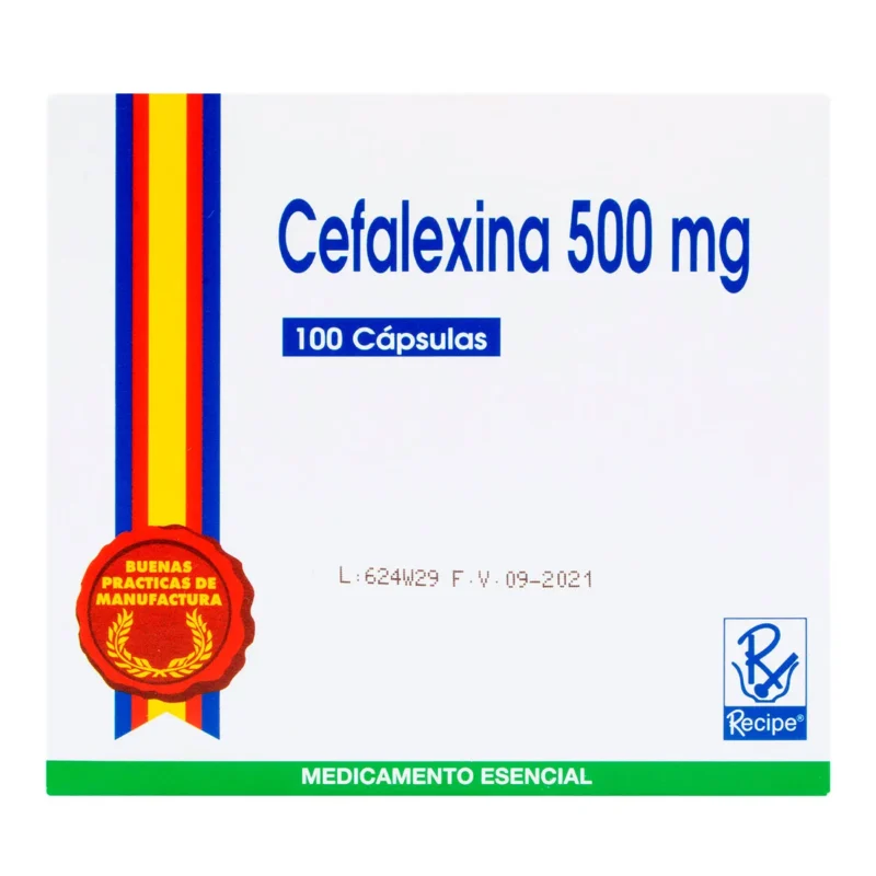 CEFALEXINA 500 MG CAJA X 100 CAPSULAS (RECIPE)
