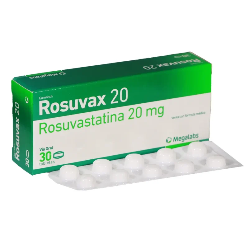 ROSUVAX 20 MG CAJA X 30 TABLETAS  (MEGALABS)