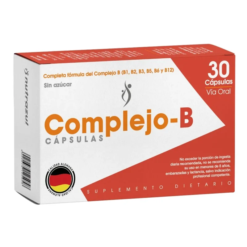 COMPLEJO B CAJA X 30 CAPSULAS (NUTRAZUL)