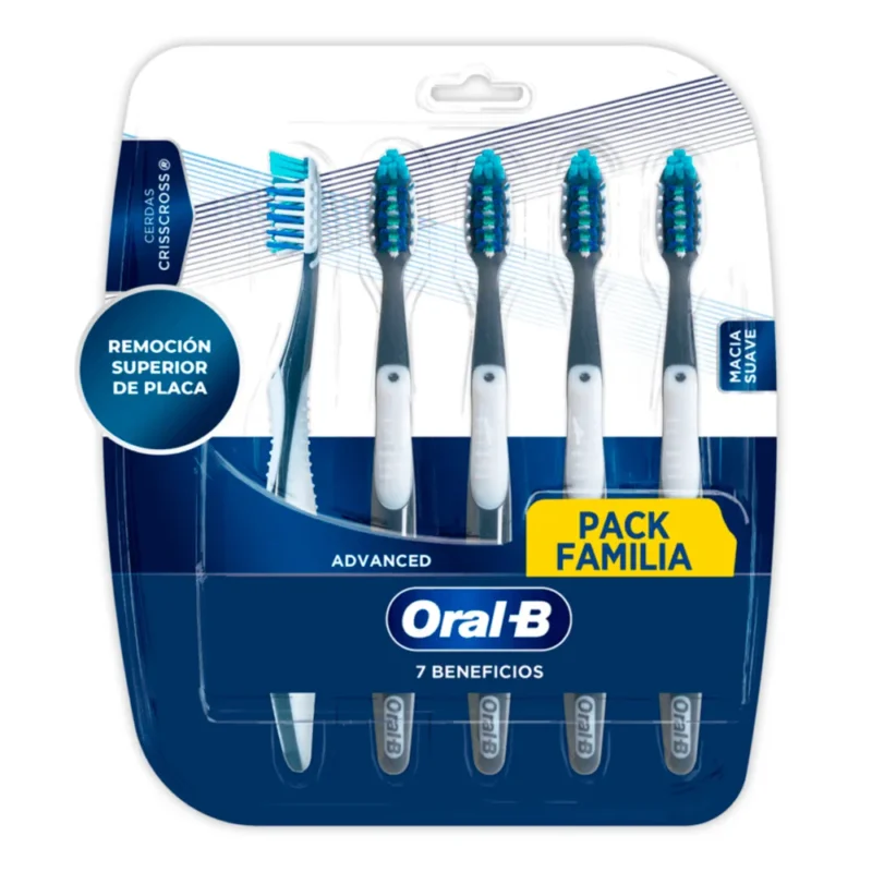 ORAL B 40 PRO SALUD 7 BENEFICIOS SUAVE (PROCTER) X 5 UNIDADES