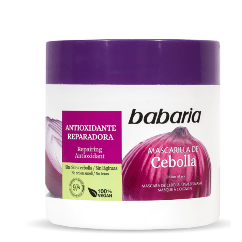 BABARIA MASCARILLA CAPILAR CEBOLLA POTE X 400 ML