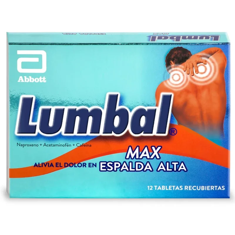 LUMBAL MAX CAJA X 12 TABLETAS  (ABBOTT LAFRANCOL)