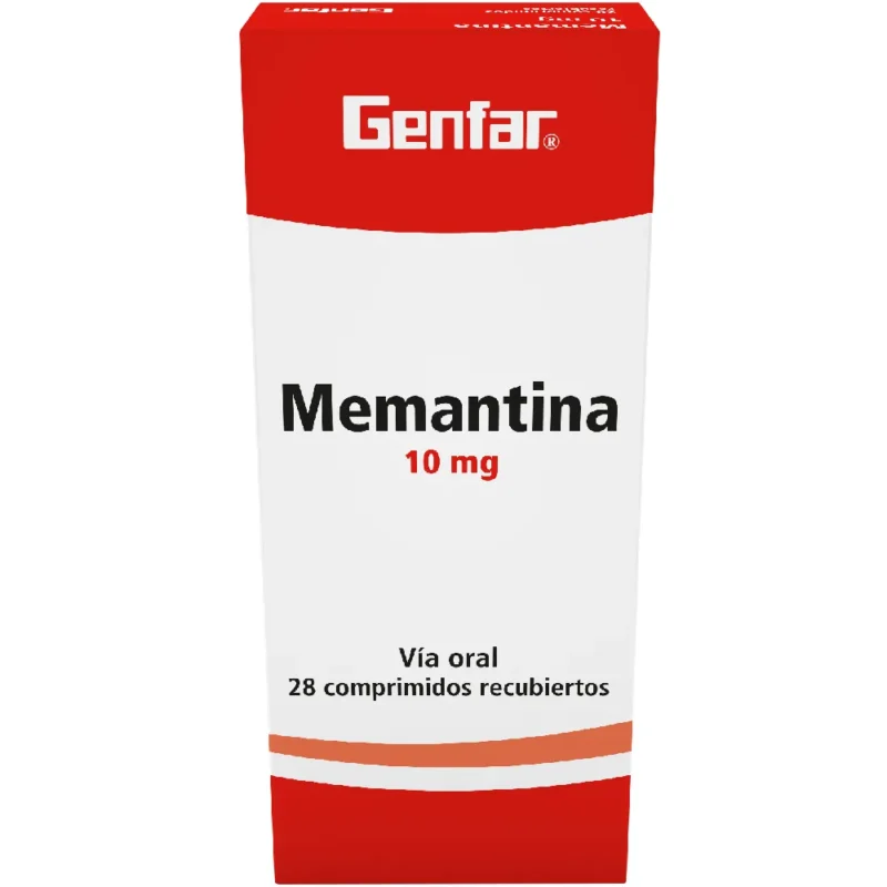 MEMANTINA 10 MG CAJA X 28 TABLETAS (GENFAR)