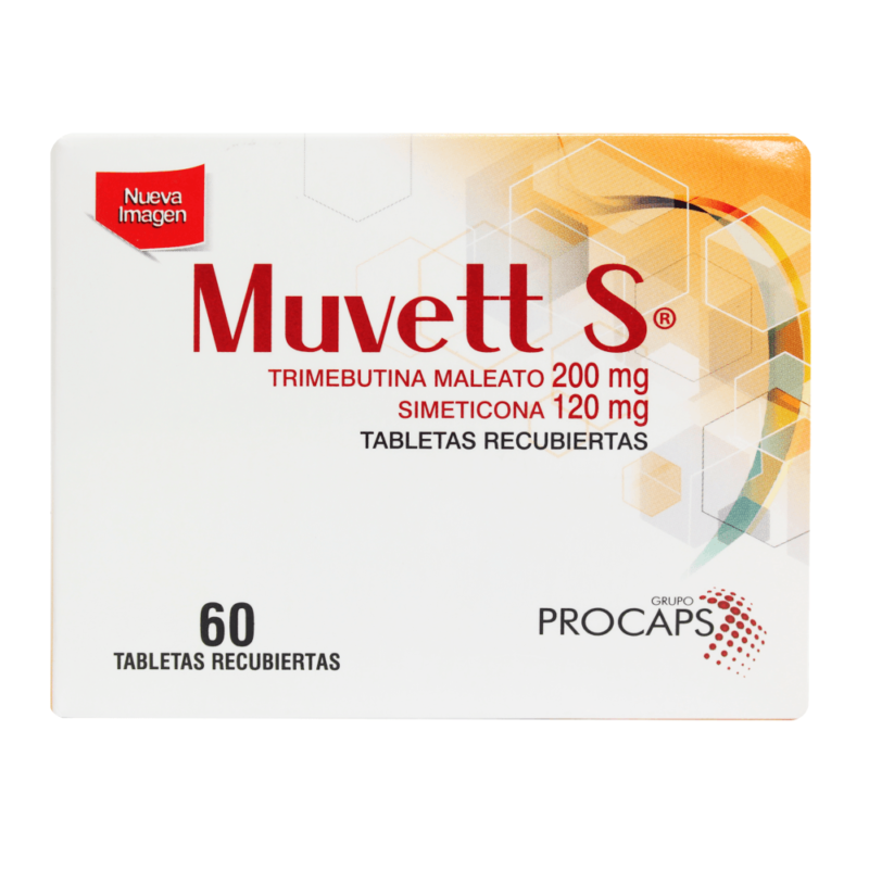 MUVETT S 200/120 MG CAJA X 60 TABLETAS (PROCAPS)