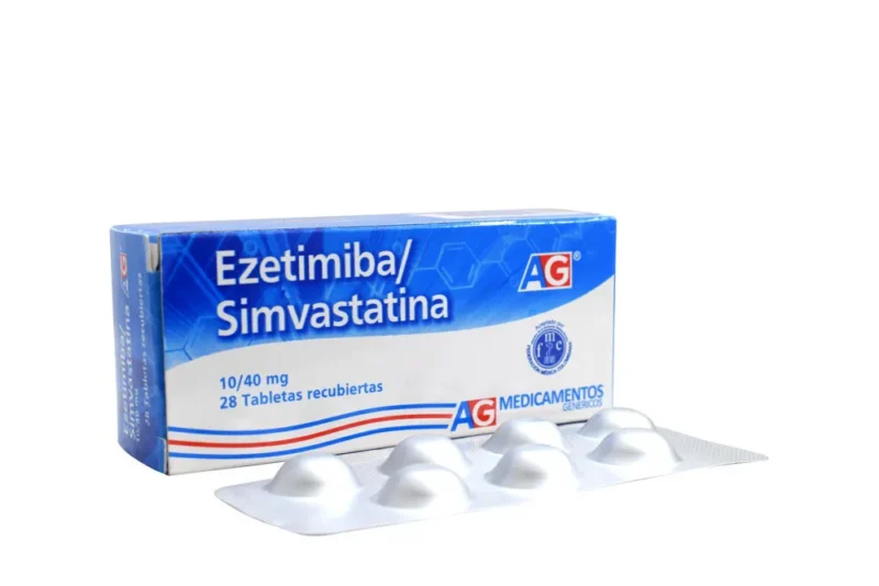 EZETIMIBA SIMVASTATINA 10/40 MG (PAULY) X 28 TABLETAS