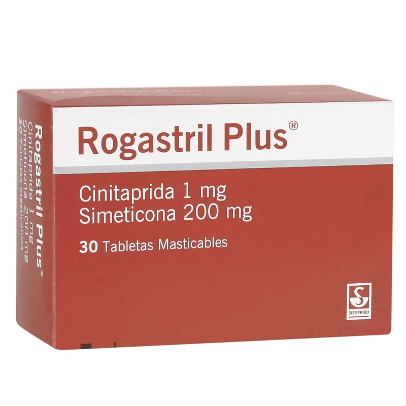 ROGASTRIL PLUS 1/200 MG CAJA  X 30 TABLETAS (SIEGFRIED)