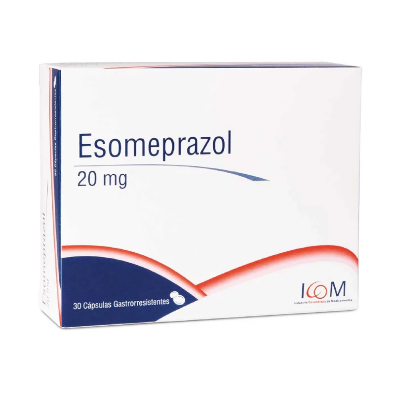 ESOMEPRAZOL 20 MG CAJA X 30 CAPSULAS (ICOM)