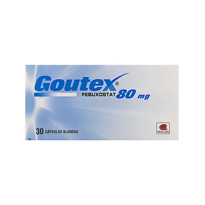 GOUTEX 80 MG CAJA X 30 CAPSULAS (PROCAPS)