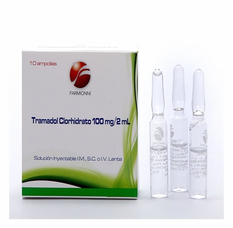 TRAMADOL 100 MG INY CAJA X 10 AMPOLLAS (FARMIONNI)