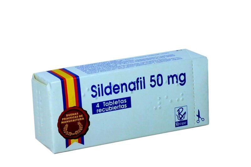 SILDENAFIL 50 MG CAJA X 4 TABLETAS (RECIPE)