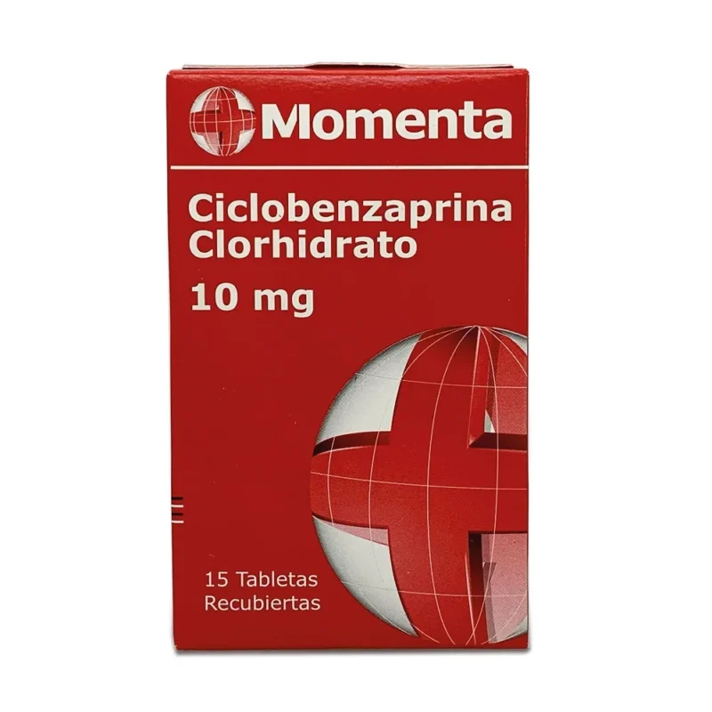 CICLOBENZAPRINA 10 MG CAJA X 15 TABLETAS (EUROFARMA MOMENTA)