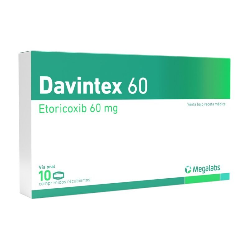 DAVINTEX 60 MG CAJA X 10 COMPRIMIDOS (MEGALABS)