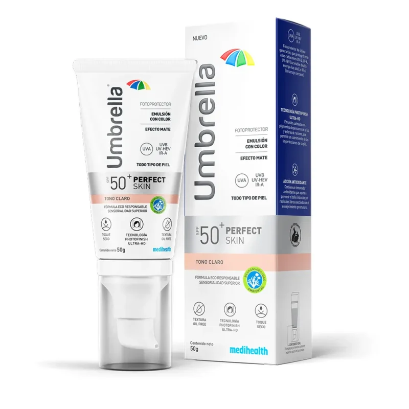 UMBRELLA PERFECT SKIN SPF 50+ TONO OSCURO TUBO X 50 GR (MEGALABS)
