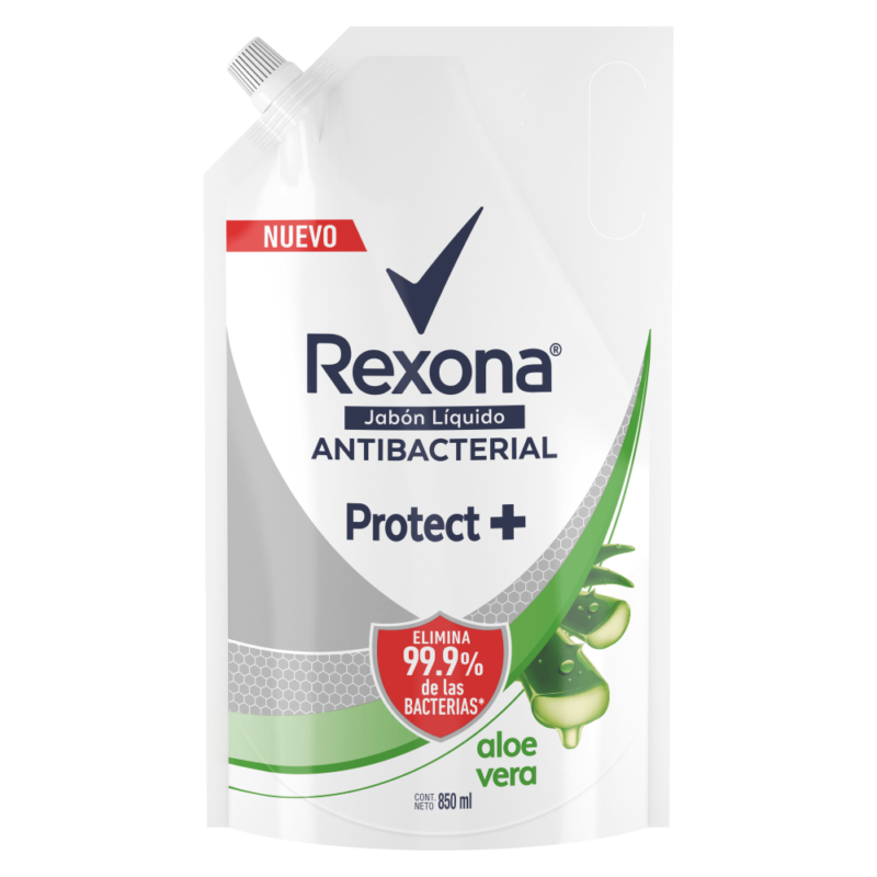REXONA JABON LIQUIDO ALOE DOYPACK 850 ML UNILEVER