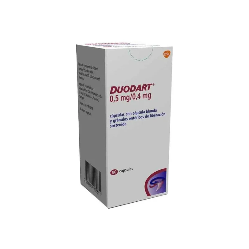 DUODART 0.5MG/0.4MG X 90 CAPSULAS GLAXO