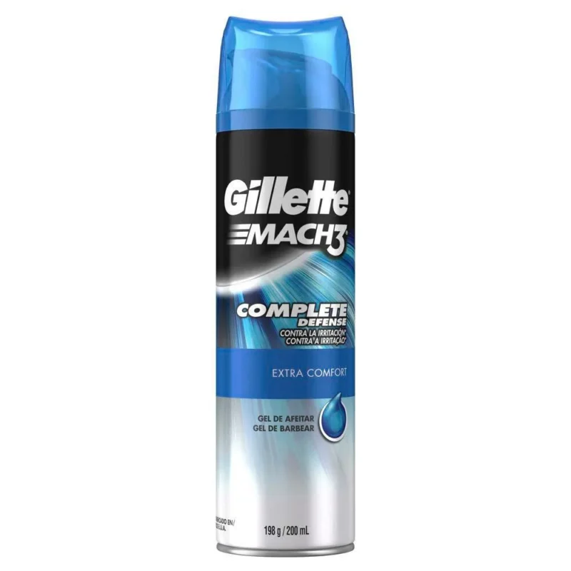 GILLETTE MACH3 GEL AFEITAR EXTRA COMFORT FRASCO X 200 GR (PROCTER)