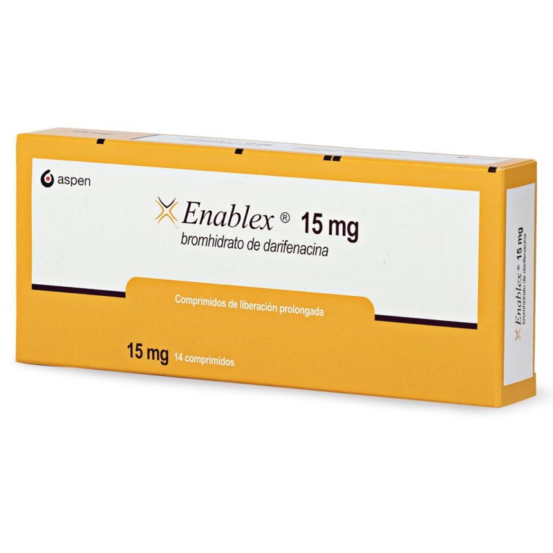 ENABLEX 15 MG CAJA X 14 COMPRIMIDOS (ASPEN)
