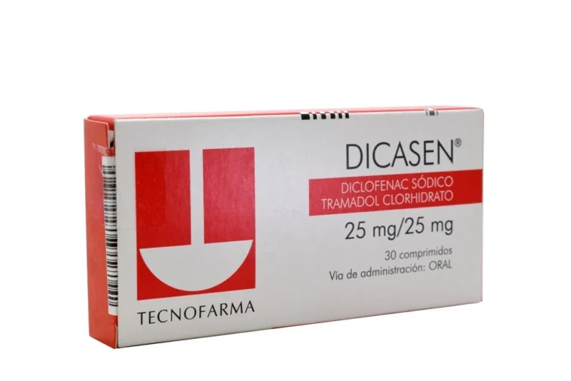 DICASEN 25/25 MG CAJA X 30 COMPRIMIDOS (TECNOFARMA)
