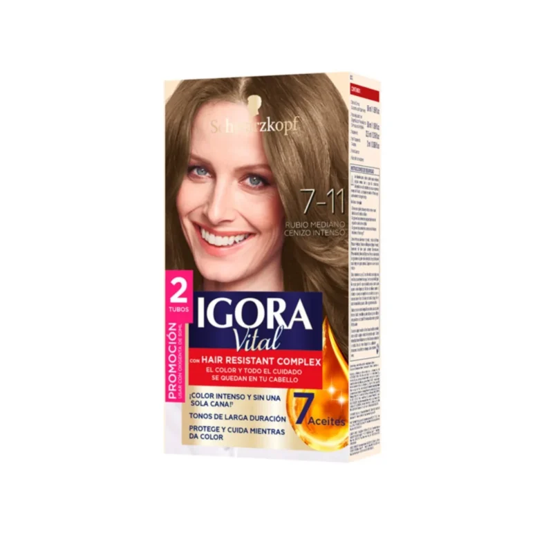 IGORA 7-11 RUBIO MEDIANO CENIZO INTENSO KIT (HENKEL)