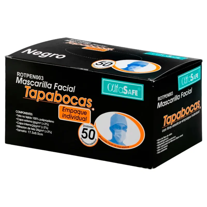 TAPABOCA NEGRO 50 UND EMP.IND (INVERFARMA)