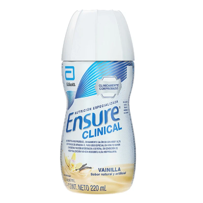 ENSURE CLINICAL VAINILLA FRASCO X 220 ML (ABBOTT NUTRITION)