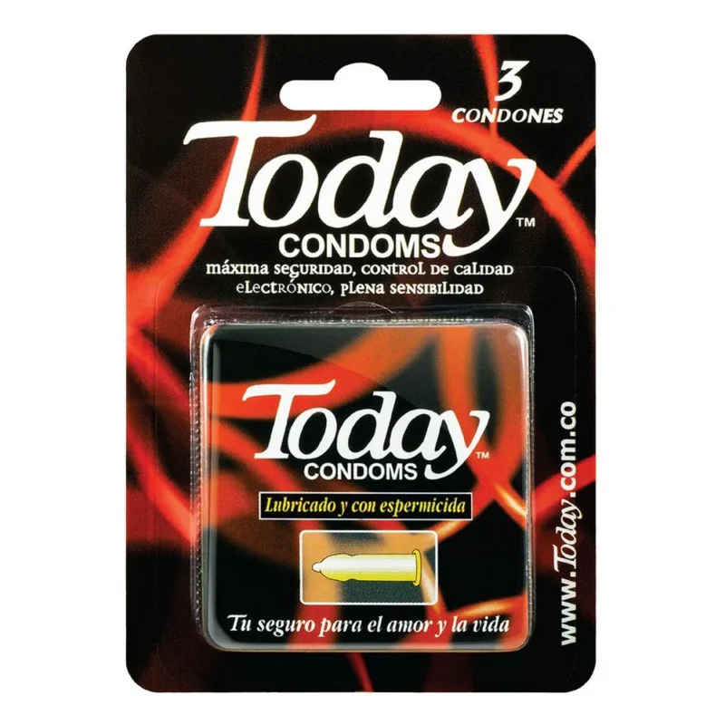 TODAY LUBRICADO CON ESPERMICIDA  CAJA X 3 UNIDADES  (HALEON)
